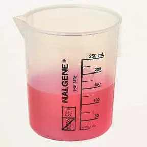 Fisher Scientific Beaker Nalgene™ Griffin Polypropylene 600 mL - M-650792-2118 - Pack of 4