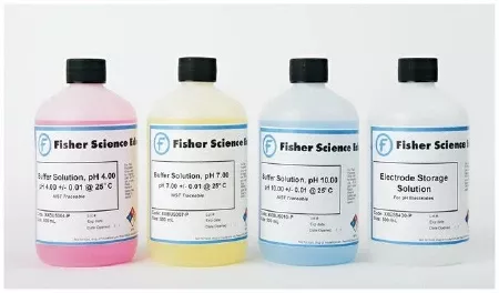 Fisher Scientific Buffer Kit pH Buffer Educational Grade pH 4.0 / 7.0 / 10.0 4 X 500 mL - M-1006476-2343 - Pack of 1