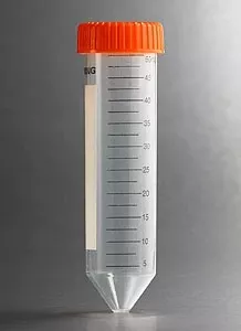 Fisher Scientific Corning CentriStar Centrifuge Tube Conical Bottom Plain 28 X 115 mm 50 mL Orange Screw Cap Polypropylene Tube - M-718296-2664 - Case of 500