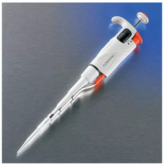 Fisher Scientific Corning Lambda Plus Pipettor Adjustable Volume Pipette 0.5 to 10 μL - M-1043714-4465 - Case of 1