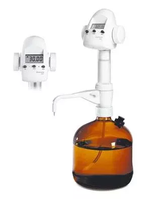 Fisher Scientific Digital Buret Sartorius™ Biohit™ Biotrate Capacity: 0 to 1.6 oz., 0 to 50mL, LCD Display, Battery Operated For Bottle-top Titration - M-993262-4890 - Each