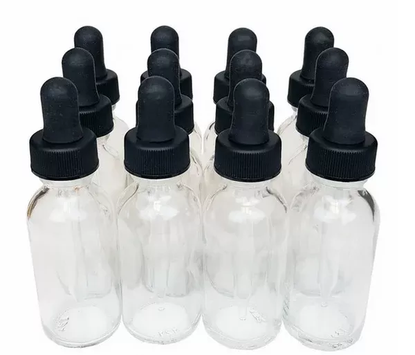 Fisher Scientific Dropper Bottle Glass 30 mL (1 oz.) - M-1102153-3436 - Pack of 12