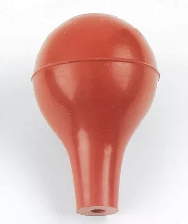 Fisher Scientific Dropper Bulb Red Rubber, 10 mL For Pipettes - M-893916-4091 - Each