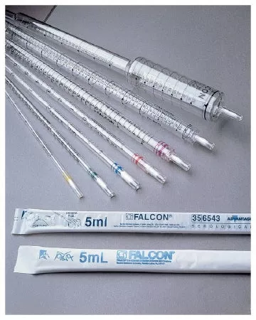Fisher Scientific Falcon Serological Pipette 2 mL 0.01 mL Graduation Increments NonSterile - M-891810-1043 - Case of 1000