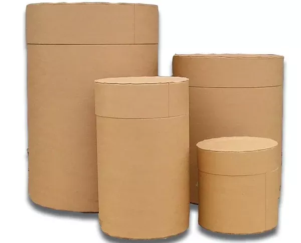 Fisher Scientific Fiber Drum 18-1/2 Inch Diameter X 25-4/5 Inch Height Tan Fiber 30 gal. Capacity - M-1101955-2540 - Each
