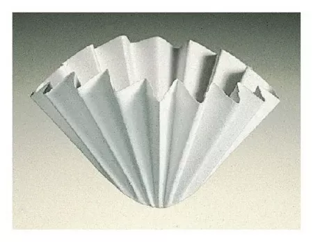 Fisher Scientific Filter Paper 24 cm dia., 25 µm Particle Retention, P8 Fluted Grade, Coarse Porosity, Fast Flow Rate - M-1061778-3159 - Pack of 100
