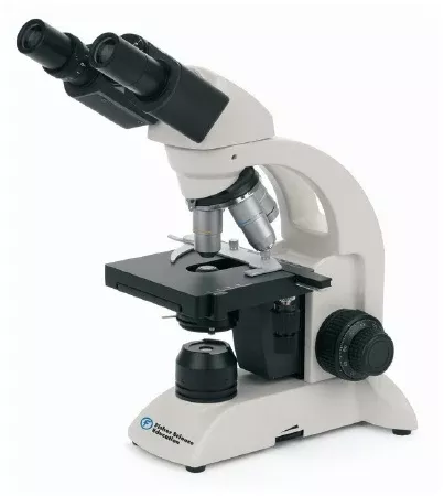 Fisher Scientific Fisherbrand™ Fisher Science Education™ Compound Microscope Siedentopf Type Binocular Head DIN Achromat 40X, 100X, 400X, 1000X Mechanical Stage - M-1088602-3536 - Each