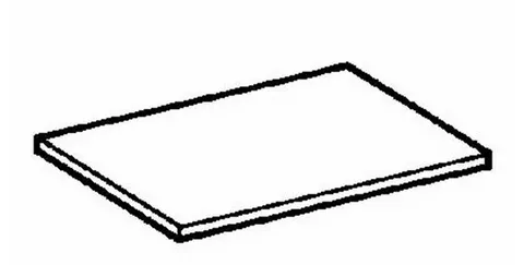 Fisher Scientific Flat Work Surface Labconco™ 1.25 X 30 X 30 X 48 Inch, Black, Without Cutout Style, 61 kg Weight For Basic 47 Laboratory Hood, Fume Adsorber, Precise™ and XPert™ Weigh Box - M-1008773-4042 - Each