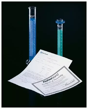 Fisher Scientific Graduated Cylinder Class A / Molded Hexagonal Base Borosilicate Glass 1,000 mL (32 oz.) - M-996358-4742 - Each