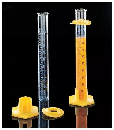 Fisher Scientific Graduated Cylinder Kimble KIMAX Borosilicate Glass 100 mL - M-1028317-3719 - Pack of 6
