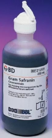 Fisher Scientific Gram Safranin Stain BD BBL™ 250 mL - M-460877-85 - Pack of 4