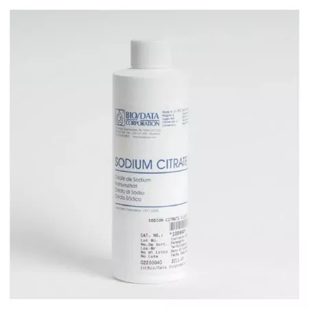Fisher Scientific Hematology Reagent Bio Data Sodium Citrate Anticoagulant 0.1 M 237 mL - M-1007453-4746 | Each