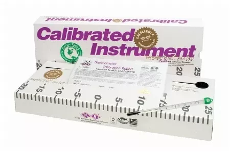 Fisher Scientific Incubator Thermometer Enviro-Safe Celsius 24° to 57°C Partial Immersion Does Not Require Power - M-945655-1334 - Each