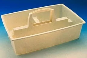 Fisher Scientific Lab Carrier Nalgene™ 14.875 L X 9.5 W X 4.5 H Inch, Polyethylene, White - M-477244-820 - Each