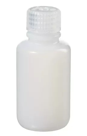 Fisher Scientific Laboratory Bottle Nalgene™ Lab Quality Narrow Mouth HDPE 30 mL (1 oz.) - M-988781-4637 - Pack of 12
