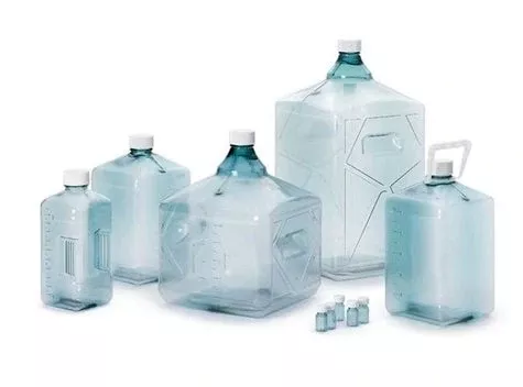 Fisher Scientific Laboratory Bottle Nalgene™ PETG Biotainer™ Square, Narrow Mouth PETG 5 Liter - M-1086894-1904 - Case of 6