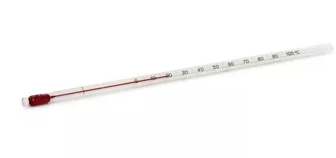 Fisher Scientific Liquid-in-Glass Thermometer Thermo Scientific™ Reacti-Therm™ Celsius 0° to 100°C Partial Immersion Does Not Require Power - M-1076287-3331 - Each