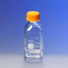 Fisher Scientific Media / Solution Bottle Pyrex™ Square Borosilicate Glass 250 mL (8 oz.) - M-641622-815 - Case of 10