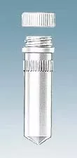 Fisher Scientific Microcentrifuge Tube Conical Bottom Plain 10.8 X 46 mm 2 mL Without Color Coding Screw Cap Polypropylene Tube - M-566429-2102 - Pack of 1000