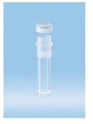 Fisher Scientific Microcentrifuge Tube Conical Bottom, Skirted Plain 2 mL Without Color Coding Screw Cap Polypropylene Tube - M-1115201-2971 - Pack of 500