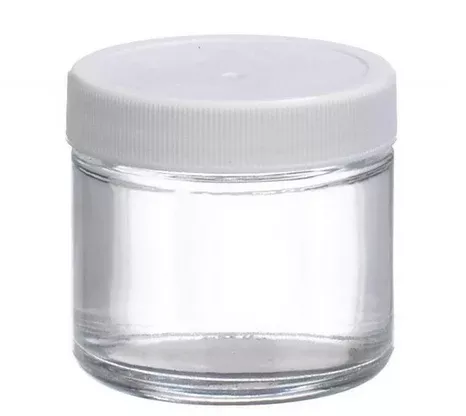 Fisher Scientific Multipurpose Jar Fisherbrand™ Wide Mouth Glass / Polypropylene Closure 480 mL (16 oz.) - M-1112613-621 - Case of 12
