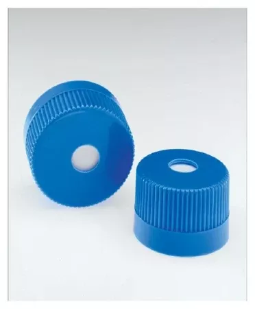 Fisher Scientific Nalgene™ Flask Closure HDPE Vented Blue For Sterile Single Use Erlenmeyer 500, 1000, 2000 mL Flask - M-1030357-4017 - Case of 12