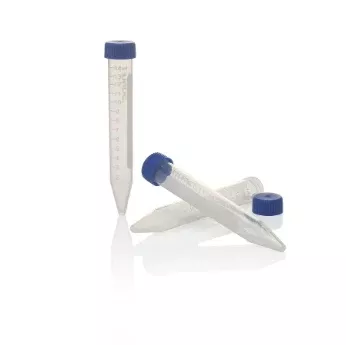 Fisher Scientific Nunc™ Centrifuge Tube Conical Bottom Plain 15 mL Blue Screw Cap Polypropylene Tube - M-1074091-4211 - Case of 500