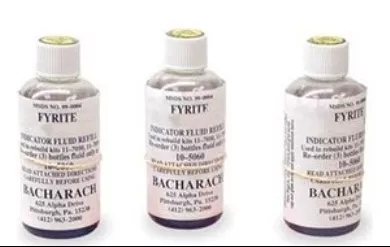 Fisher Scientific O2 Indicator Fluid Fyrite For Oxygen Range: 0 to 21% and 0 to 60% For use with Fyrite Gas Analyzer - M-518213-1124 - Pack of 3