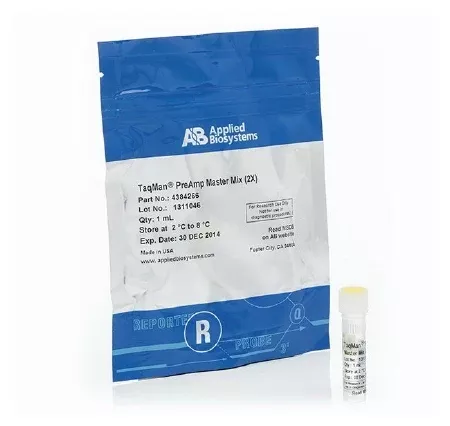 Fisher Scientific PCR Reagent Kit TaqMan PreAmp Master Mix Real Time PCR-Based Gene Expression 2X 1 mL - M-981469-2703 - Each