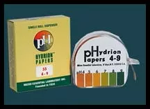 Fisher Scientific pH Test Paper Refill Hydrion 4.0 to 9.0 - M-552310-4988 - Pack of 5