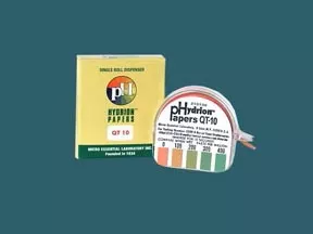 Fisher Scientific Quaternary pH Test Paper 0 to 400 ppm - M-642086-3483 - Pack of 10