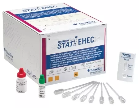 Fisher Scientific Rapid Test Kit Immunocard STAT! Infectious Disease Immunoassay E. Coli Shiga Toxins Stool Sample 30 Tests - M-979918-3631 - Each
