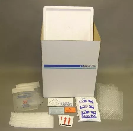 Fisher Scientific Refrigerated Specimen Transport System Category B Refrigerated 9 X 10 X 12 Inch 18-Tube Capacity - M-902398-2573 - Case of 4