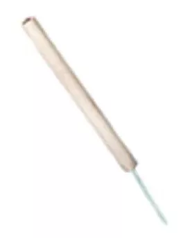 Fisher Scientific Teasing Needle Straight Point, 5-1/2 Inch Length, Wooden Handle - M-677533-4461 - Case of 12