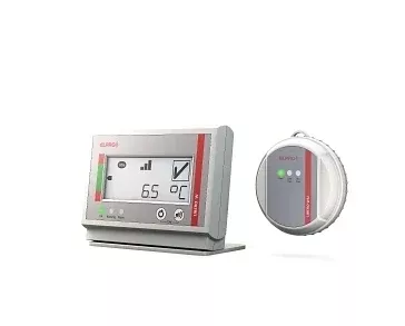 Fisher Scientific Temperature Data Logger with Alarm Libero W Celsius -35° to +50°C Internal Probe Flip-out Stand / Wall Mount Battery Operated - M-1153343-3869 - Each