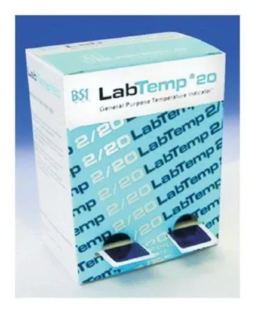 Fisher Scientific Temperature Indicator LabTemp 20 Celsius 1° to 21°C Adhesive Temperature Sensor Surface Mount Does Not Require Power - M-860641-4331 - Case of 250