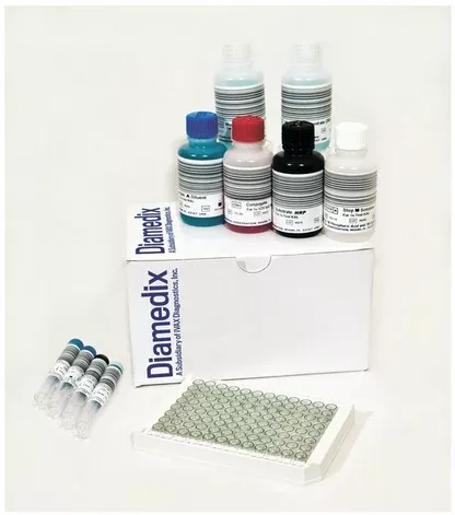 Fisher Scientific Test Kit Diamedix™ Immunosimplicity Rubella IgM Capture ELISA Rubella Antibodies (IgM) Serum Sample 96 Tests - M-951509-2568 - Pack of 96