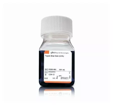 Fisher Scientific Trypan Blue Solution, 0.4% Gibco™ 100 mL - M-1002989-4582 - Each