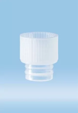 Fisher Scientific Tube Closure LDPE Stopper Cap Clear For 12 mm Neutral Tubes - M-875704-4994 - Pack of 1000