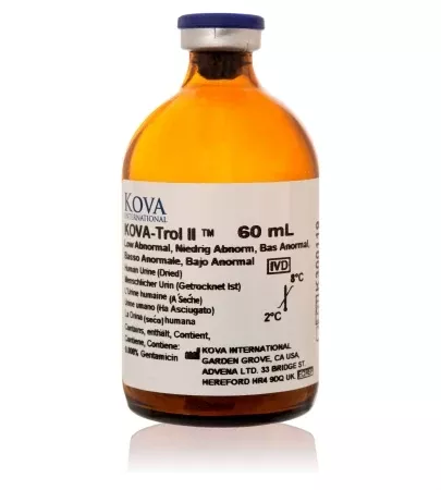 Fisher Scientific Urine Chemistry Control KOVA-Trol I High Abnormal Level with Urobilinogen High / Abnormal Level 8 X 60 mL - M-1001053-1472 - Pack of 1