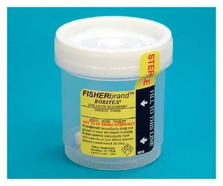 Fisher Scientific Urine Specimen Collection Kit Therapak 45 mL Polypropylene Tamper Evident Collection Vial - M-970089-4761 - Case of 100