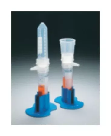 Fisher Scientific Vacuum Filter Unit 5.43 Inch, 50 mL, Clear, 100 µm Pore Size, 7 cm2 Filtration Area, Nylon Net Membrane, Sterile, Double Lead Thread with Vacuum Port Connectors - M-950291-1767 - Box of 25