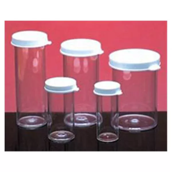 Fisher ScientificContainer Specimen Polystyrene 32x44mm 15 Dram Transparent 144/Ca