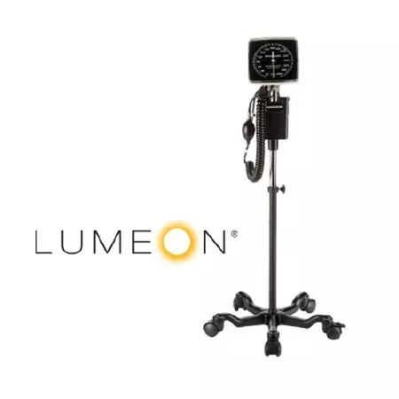Freestanding Aneroid Sphygmomanometer with Cuff McKesson LUMEON 2-Tube Mobile Adult Medium Cuff - M-1178037-3585 | Box of 1