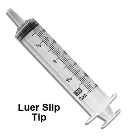 General Purpose Syringe BD 60 mL Blister Pack Luer Slip Tip Without Safety, 40/BoxBD 309654