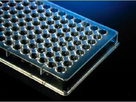 Globe Scientific 96-Well Microplate V-Bottom 300 µL Clear NonSterile - M-542039-771 - Case of 50