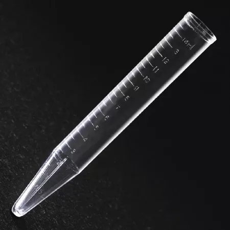 Globe Scientific Centrifuge Tube Conical Bottom Plain 16.6 X 120 mm 15 mL Without Color Coding Plug Seal Cap Polystyrene Tube - M-1036747-3919 | Case of 1000