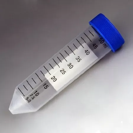 Globe Scientific Centrifuge Tube Conical Bottom Plain 30 X 115 mm 50 mL Blue Screw Cap Polypropylene Tube - M-935887-1160 | Case of 500
