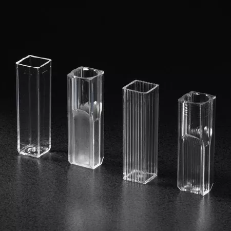 Globe Scientific Cuvette 4.5 ml, 4 Clear Sides, 10 mm Path L, 340 - 800 Nm Spectrum Range Spectrophotometer - M-541886-4204 - Case of 500