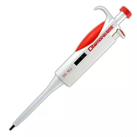 Globe Scientific Diamond PRO™ Adjustable Volume Pipettor 0.5 to 10 μL - M-862235-122 - Each